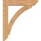 Ekena Millwork Thorton Slat Smooth Bracket w/ Offset Brace, Western Red Cedar, 7 1/2"W x 38"D x 44"H BKT0806X38X44THR06SWR - alternate 4